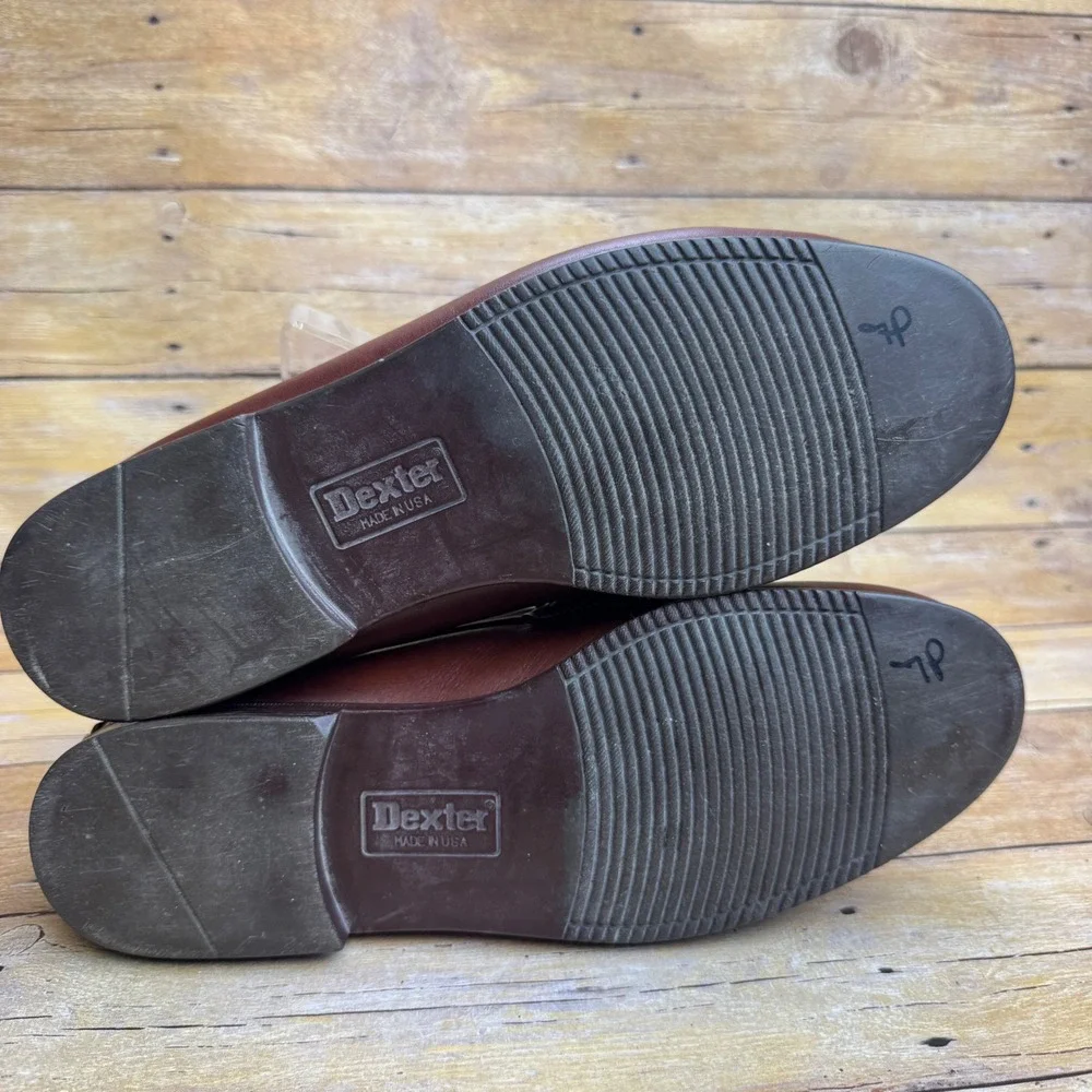 Dexter Tassel Loafers Men Size 11 Brown Leather Made In USA‎ Classic Ivy Preppy